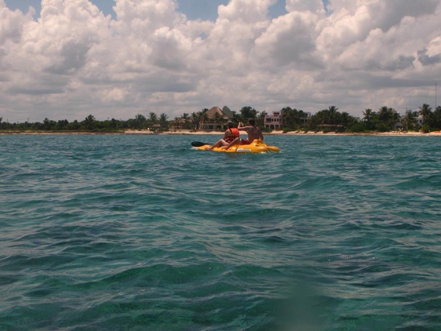 ven con los kayaks biplaza